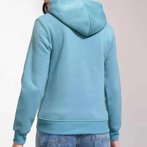 <b>Women's</b> Oversized Hooded Drop Shoulder Long Sleeve 100% Cotton <b>Fleece</b> Knitted <b>Women</b> Oversized Hoodie 360gsm OEM - Product Image 2