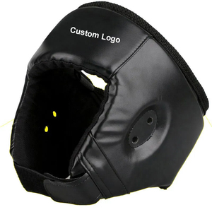 Protège-tête en cuir pour hommes, très vendu, pour l'entraînement de boxe, personnalisé, respirant, de haute qualité, professionnel - Product Image 4