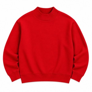 เสื้อสเวตเชิ้ตผ้าฟลีซคอเต่าทรงโอเวอร์ไซส์สำหรับผู้หญิง ดีไซน์พรีเมียม สวมใส่สบาย ความยาวปกติ ตัดเย็บตามสั่ง - Product Image 4