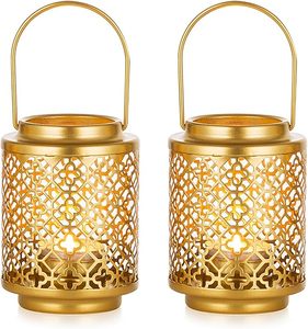 Lanterne en métal pour table de cuisine, best-seller, porte-bougie décoratif en fer pour la décoration intérieure moderne. - Product Image 3