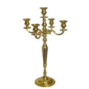 Candelabro de metal para iluminación navideña, candelabro para mesa de comedor de boda, centros de mesa, candelabro decorativo - Product Image 1