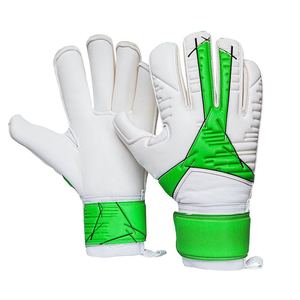 Guantes de Portero de Cuero de Alta Calidad, Látex Natural Antideslizante, Resistentes al Desgaste, Protección para los Dedos, Logotipo Personalizado, Entrenamiento de Fútbol - Product Image 1