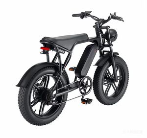 16*4-inch Snow Tires Brushless Motor 36V 10.5AH Lithium Battery Steel <b>Frame</b> Dual Hydraulic Brakes-electric Sports Bicycle - Product Image 5