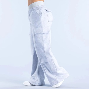 Pantalon décontracté pour femme, fabriqué en usine, prix abordable, haute qualité, taille mi-haute élastique, en toile respirante et écologique, idéal pour l'hiver - Product Image 2