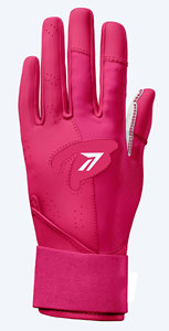 Guantes de Bateo de Béisbol Profesionales para Jóvenes, Cuero Perforado en la Parte Posterior, Palma de Malla Antideslizante Blanca, Muñequera de Velcro, Logotipo Personalizado del Equipo - Product Image 2