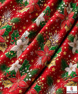 Tela de Algodón Ankara con Estampado Africano, Estampado Navideño, Textil para Prendas de Moda, Venta al Por Mayor, OEM, ODM, Tela Personalizada - Product Image 3