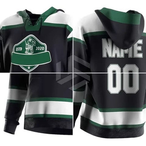 Maillots d'entraînement de hockey sur glace personnalisés 2026 avec logo brodé, impression par sublimation, nom d'équipe de club personnalisé, grande taille, manches courtes - Product Image 6