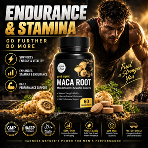 Elma Food Halal Maca Root Extract Supplement 60-count Chewable <b>Tablets</b> Men Energy Support <b>Metabolism</b> Circulation GMP HACCP - Product Image 1