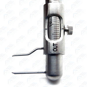 Instrumentos quirúrgicos dentales Medidor de implante Micro Boley con perilla dorada Instrumentos de Cirugía Dental médica recta - Product Image 4