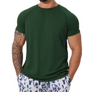 Meilleure vente personnalisé séchage rapide décontracté ample solide respirant T-shirts Gym Muscle Sports Citywalk Fitness en plein air hommes t-shirt - Product Image 3