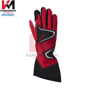 Guantes de Karting Duraderos de Cuero Amara, Resistentes a la Abrasión, con Acolchado Antichoque, Guantes Profesionales para Carreras de Go-Kart - Product Image 3