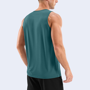 Camiseta Deportiva Ultraligera y Transpirable de Malla de Poliéster, Absorbente de Sudor, con Aberturas Laterales en los Brazos, para Correr y Hacer Ejercicio en el Gimnasio - Product Image 2