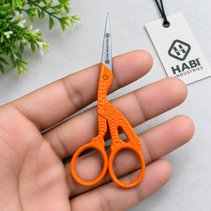 Ciseaux à broder en acier inoxydable Habi Industries, ciseaux de précision pour couture et artisanat, fabricant OEM - Product Image 1