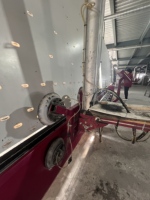 Machine de déchargement de verre avec ventouse à vide, commande PLC et moteur