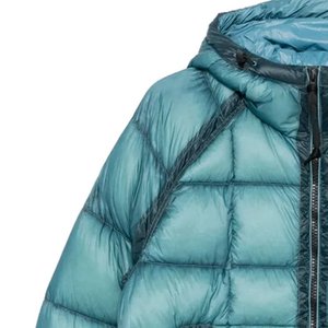 Manteau d'hiver pour homme, couleur turquoise, à capuche, en duvet, coupe classique, fermeture éclair, épais, décontracté, imperméable en nylon, couleur unie, le plus vendu - Product Image 6
