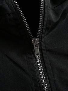 Men’s Fashion Tracksuit Set – Hooded Letter Print <b>Zip</b>-<b>Up</b> <b>Jacket</b> & Matching Contrast Pants, Urban Streetwear Jogging Suit - Product Image 4