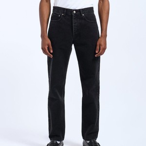 Jean skinny noir extensible pour homme, coupe slim, haute élasticité, confortable, à porter au quotidien, pantalon en denim décontracté, style jeune - Product Image 1