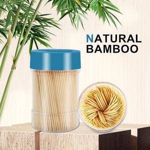 ไม้จิ้มฟันไม้ไผ่ธรรมชาติ 100% จำนวน 3000 ชิ้น พร้อมที่เก็บไม้จิ้มฟันแบบใช้ซ้ำได้ 1 ชิ้น แข็งแรง ทนทาน เหมาะสำหรับงานปาร์ตี้ ใช้งานร่วมกับแอปได้ - Product Image 3