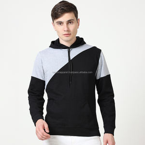 Nardon Apparel 2025 Custom High Quality Streetwear Cotton Hoodie <b>Blocked</b> <b>Colour</b> Hoodie For Men's - Product Image 3