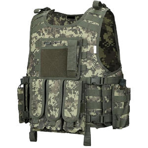 Gilet tactique camouflage personnalisé, léger, coupe-vent, pour la chasse, la randonnée, l'entraînement, pour hommes, OEM, vente en gros en plein air - Product Image 1