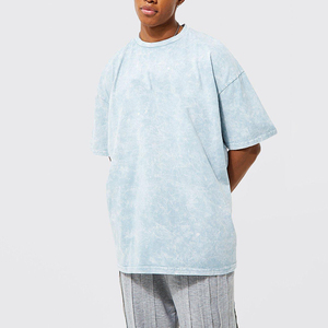 Camisetas Vintage con Lavado Ácido para Hombre, Algodón Premium, Tela Suave y Transpirable, Ajuste Cómodo, Ropa Casual de Verano, Manga Corta, Personalizadas - Product Image 3