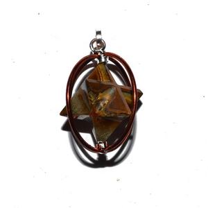 Pendentifs étoiles Merkaba Mix Gemstone Craft Bijoux en pierres semi-précieuses - Product Image 2