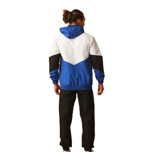 Chándal de invierno con cremallera transpirable de alta calidad personalizado 2026, cortavientos estampado para exteriores, traje informal de poliéster/algodón de secado rápido - Product Image 2