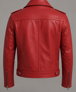 Veste en cuir vintage de haute qualité, très élégante et stylée pour femmes - Product Image 4