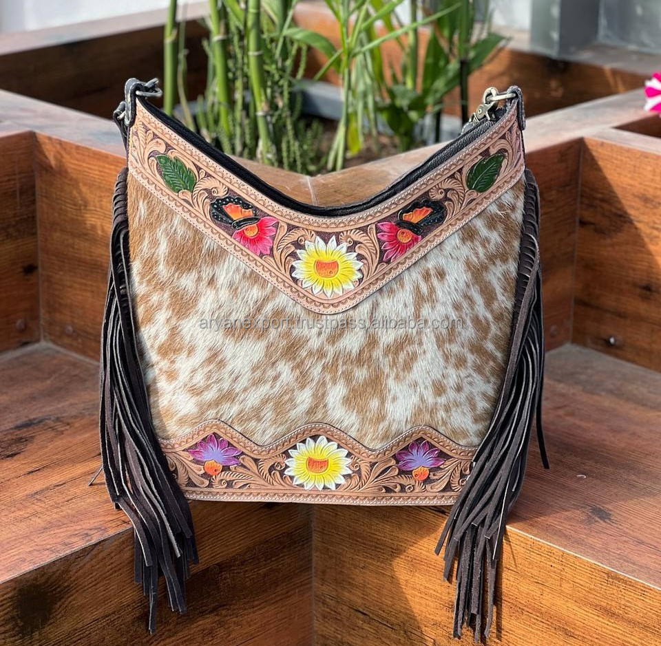 Brown with color tooling