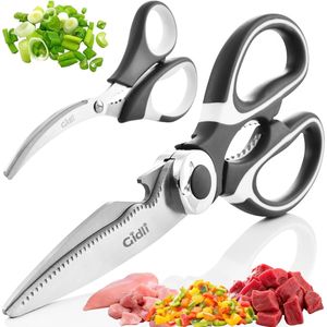 <b>Kitchen</b> Shears with Heavy Duty Utility Stainless Steel All-Purpose and Seafood <b>Scissors</b> Bonus Lifetime Replacement Warranty - Product Image 1
