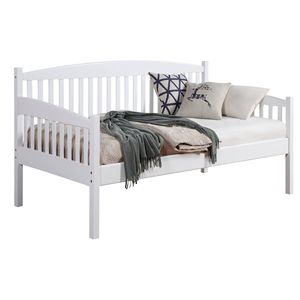 ผลิตภัณฑ์เตียงไม้ด้านหลังสีขาวเตียงเดย์เบด - Product Image 1