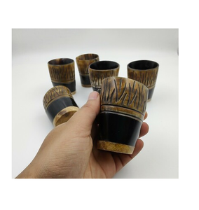 Cuerno de búfalo 100% de alta calidad, personalizado, natural, ecológico, cuerno vikingo para beber con tapa, impresión tipográfica, clásico, MULTI CRAFT - Product Image 4