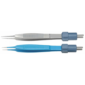 เครื่องมือผ่าตัด ได้รับการรับรองมาตรฐาน CE ISO สายเคเบิลหุ้มฉนวนขนาด 04 มม. ไม่ติดเนื้อเยื่อ สำหรับงานจิวเวลรี่ ปลายตรง แบบ Bayonet ชนิดสองขั้ว ทำจากเหล็ก - Product Image 3
