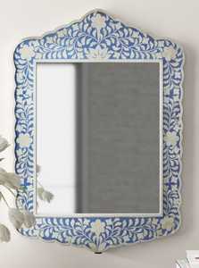 Cadre de miroir mural artisanal, cadre de miroir en bois décoratif, décoration murale de luxe pour la maison, cadre de miroir suspendu - Product Image 5