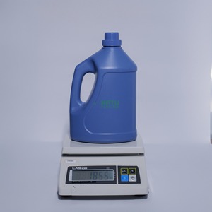 Bidon carré en plastique HDPE personnalisé de 3,2 L pour produits chimiques, détergents, boissons, cosmétiques, emballage avec bouchon à vis, Natu Plastics - Product Image 4