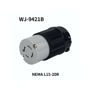 Conector de Bloqueo a Tierra de Contacto Estable WJ-9421B 20A 250V de Venta Caliente 2026 para Conexión de Sistemas Eléctricos Industriales - Product Image 1
