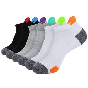 Chaussettes de sport basses pour la course à pied, respirantes, coussinées, multicolores, lot de chaussettes - Product Image 3