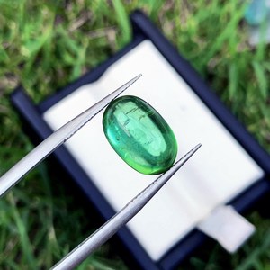Turmalina Verde Corte Ovalado, Piedra Preciosa Natural Suelta para Joyería - Product Image 5