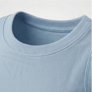 Camiseta de Manga Corta para Mujer, de Alta Calidad, Transpirable, con Estampado, Corte Regular, Pantalones Cortos, Satén de 260g, Personalizable, Venta al Por Mayor - Product Image 4