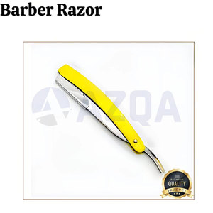 Professional Stainless Steel Multicolored Paper Coated Hair Cutting and Thinning Scissors <b>Set</b> with Barber <b>Razor</b> Kit - Product Image 2