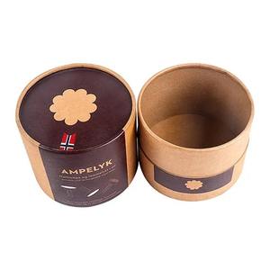 Empaque de tubo de papel biodegradable de calidad premium para lámparas, caja cilíndrica de cartón, tubo redondo de papel kraft para empaque de antorchas - Product Image 2