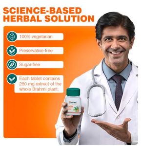 Brahmi Capsules Herbal Supplement Memory Brain Health Support - Product Image 2