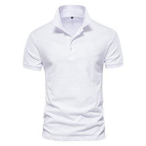 Polo unisexe 100 % coton, prêt à expédier, pour entreprise, sport, rouge uni avec motif uni, vente en gros - Product Image 6