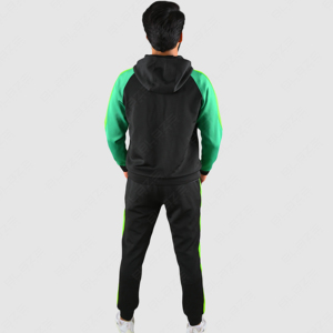 Último Diseño 3 colores chándal Unisex poliéster de alta calidad hombres ropa deportiva chándal deportes chándales hombres panel de contraste - Product Image 3