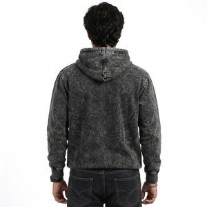 Sudadera con Capucha para Hombre de la Mejor Calidad, Totalmente Personalizada, con Lavado Ácido, Diseño Personalizado para Ropa Urbana en Invierno, Pedido Mínimo 2 Piezas - Product Image 3