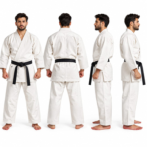 Traje de Karate de Lona Blanca de 10 oz para Adultos, Uniforme de Artes Marciales de Algodón Premium, Karate Gi Personalizado OEM/ODM - Product Image 3