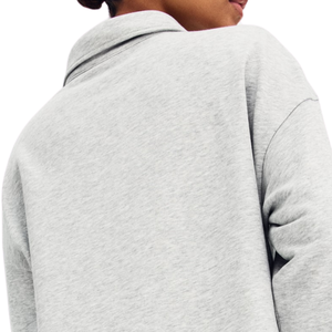 Sudadera con Cuello de Moda para Mujer, Suéter Casual de Forro Polar, Top Cálido de Manga Larga, Ropa Urbana con Bordado Personalizado - Product Image 5