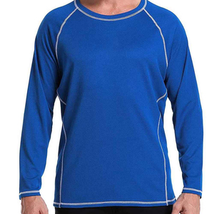 Maillot de bain anti-UV 100 % polyester pour homme, vêtements de compression pour le sport en plein air, cyclisme, rashguard pour homme - Product Image 1