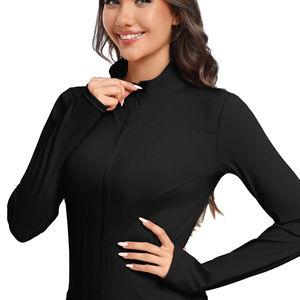 Chaqueta de Yoga Moderna para Mujer, Ligera, Personalizada, Transpirable, Elástica, para Gimnasio, Running y Entrenamiento - Product Image 1