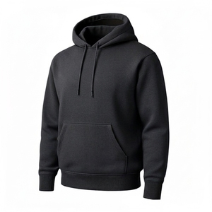 เสื้อฮู้ดดี้ผู้ชายผ้าฟลีซหนา 600GSM สำหรับฤดูหนาว ทรงโอเวอร์ไซส์ ผ้าผสมคอตตอนและโพลีเอสเตอร์ พิมพ์ลายตามสั่ง - Product Image 6